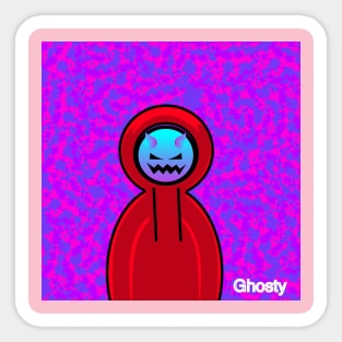 GHOSTY HOODIE Sticker